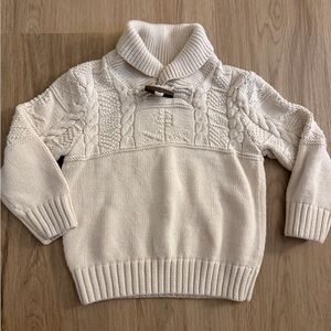 GAP Cream Knit Toddler Sweater